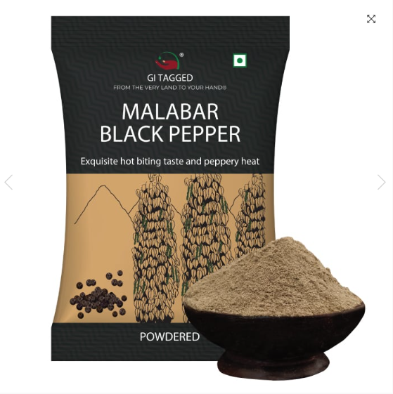 GiTAGGED Malabar Black Pepper (Powder) – 100gms